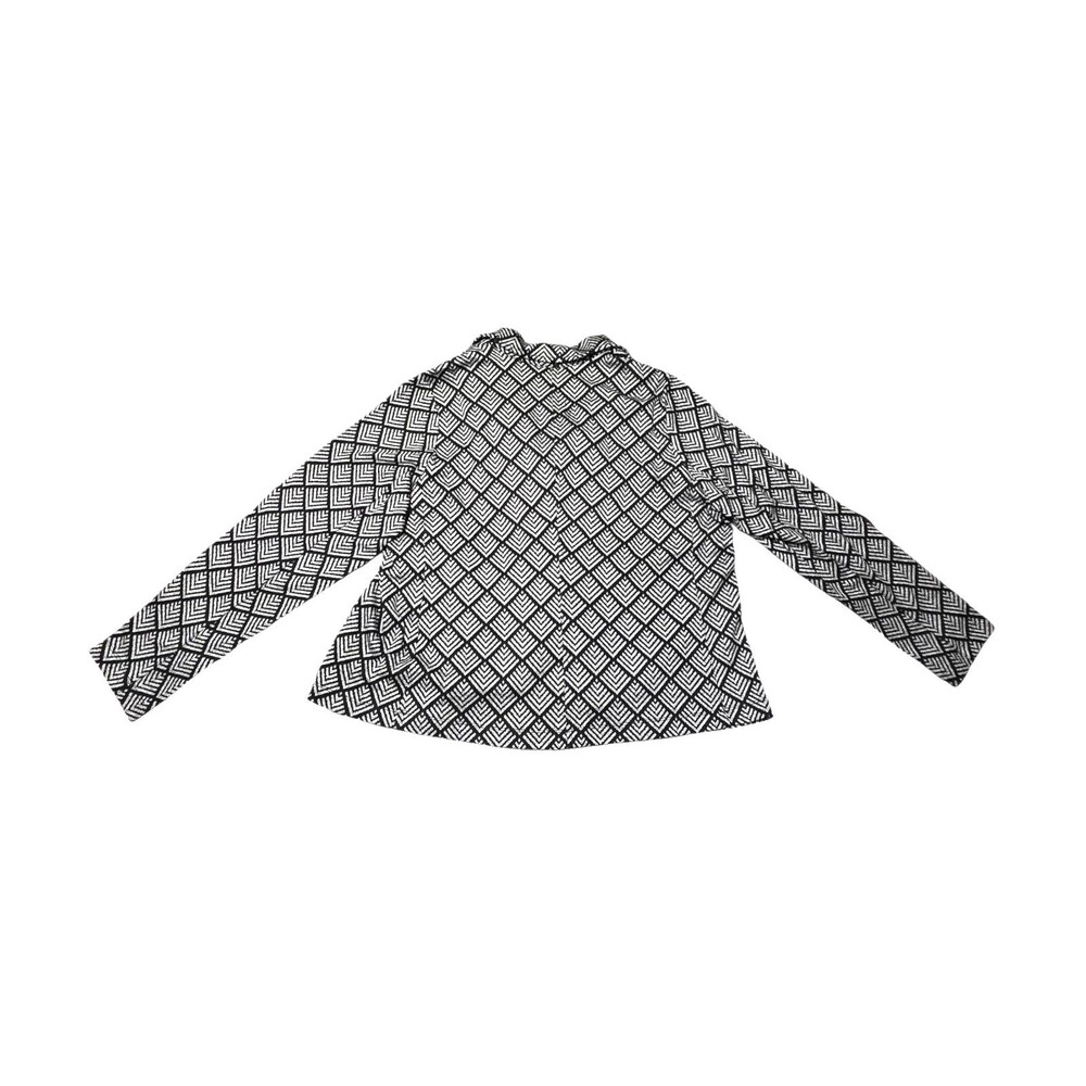 NWT NIC ZOE Women's Intersect Zip Jacket Black Multi Geometric Print Plus Sz 1x - Picture 11 of 15